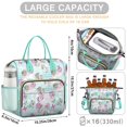 thumbnail image 5 of Pioneer Flower Floral Print Pattern Womens Lunch Box for Work,Insulated Large Lunch Bag for Tween and Teen,Loncheras Para Mujer,Leakproof Adult Lunch Bag for Work,Beach,Travel,Picnic,Camping, 5 of 7