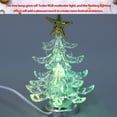 thumbnail image 3 of 2 luces nocturnas USB RGB intermitentes con forma de árbol luminoso, lámpara de mesa LED decorativa para mesilla de noche, como se muestra en la imagen., 3 of 7