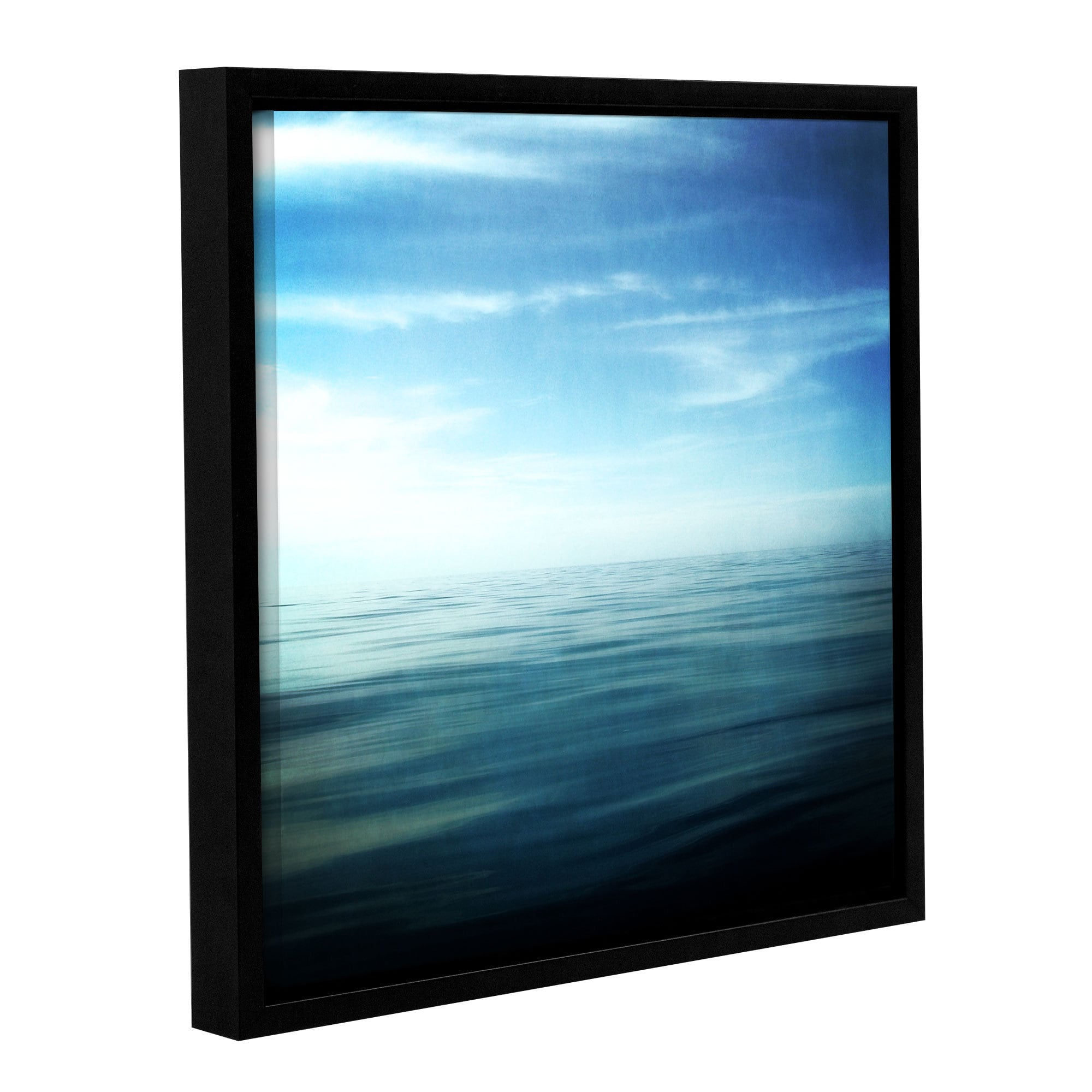 ArtWall Kevin Calkins "Lake and Sky" Gallery-Wrapped Floater-Framed Canvas
