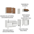 thumbnail image 4 of Cocina Integral Completa Modular Madesa Glamy 220cm BM 01, 4 of 10