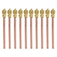 thumbnail image 1 of Shisuyan Refrigeration Access Valve Golden 10Pcs 4.52X0.51X0.51 In, 1 of 8