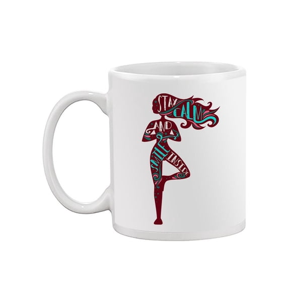 Stay Calm, Smile Inside Mug Unisex's -Image by Shutterstock