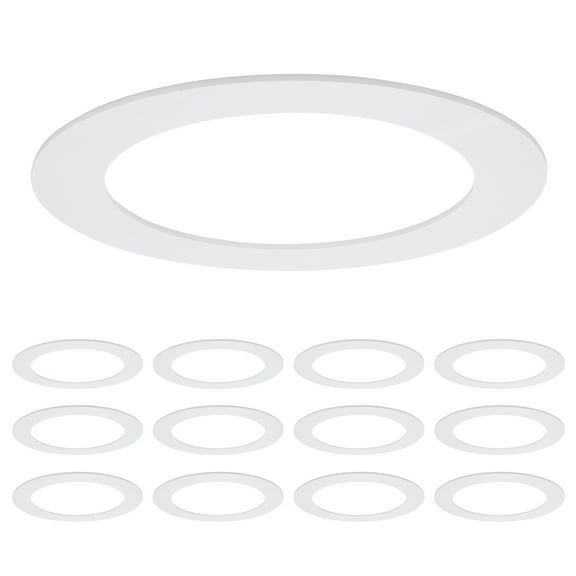 Maxxima Outer 8.6" Inner 6.22" Goof Rings for Recessed Lights, 12 Pack