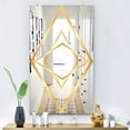 thumbnail image 3 of DESIGN ART Designart 'Capital Gold Essential 20' Glam Mirror - Modern Printed Wall Mirror 27.5in.x39.5in., 3 of 5