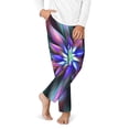 thumbnail image 2 of Wukai Colored Abstract Print Teenagers' Pajama Pant Sleep Pajama Lounge Pant PJ Bottoms with Pockets and Button Fly(Available in Big & Tall)-Large, 2 of 6