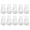 10 Pcs, variant on Plastic Clear Bud Vase Decorative Flower Vase Plant Holder Modern Centerpiece Vase for Home Wedding Party