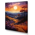 thumbnail image 2 of Designart "Sunset Tangerine Twilight Collage III" Landscape & Nature Canvas Wall Art, 2 of 5