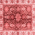 thumbnail image 1 of Ahgly Company Indoor Square Oriental Red Traditional Area Rugs, 4' Square, 1 of 4