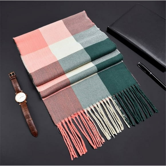 Bufanda de hombre de imitación de cachemira, bufanda de ocio juvenil, bufanda de regalo