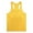 Yellow, variant on IROINNID Round Neckline Tank Tops For Men Sleeveless Summer Leisure Sleeveless T-shirt Top Workout Clothes Pullover Solid Color Tops
