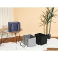 thumbnail image 6 of Unique Bargains Fabric Storage Bin for Shelves Closet Black 13*9.8*11, 6 of 6