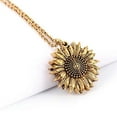thumbnail image 5 of You Are My Sunshine Sunflower Necklace Women Men, 5 of 11