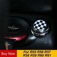 thumbnail image 2 of Car Engine Start Button Cover Compatible with For Mini Cooper R56 R60 R58 R59 R55 R57 R61 Push Start Stop Button Cover Engine Ignition Ring Pushbutton Starter Cap for Car Accessories, 2 of 7
