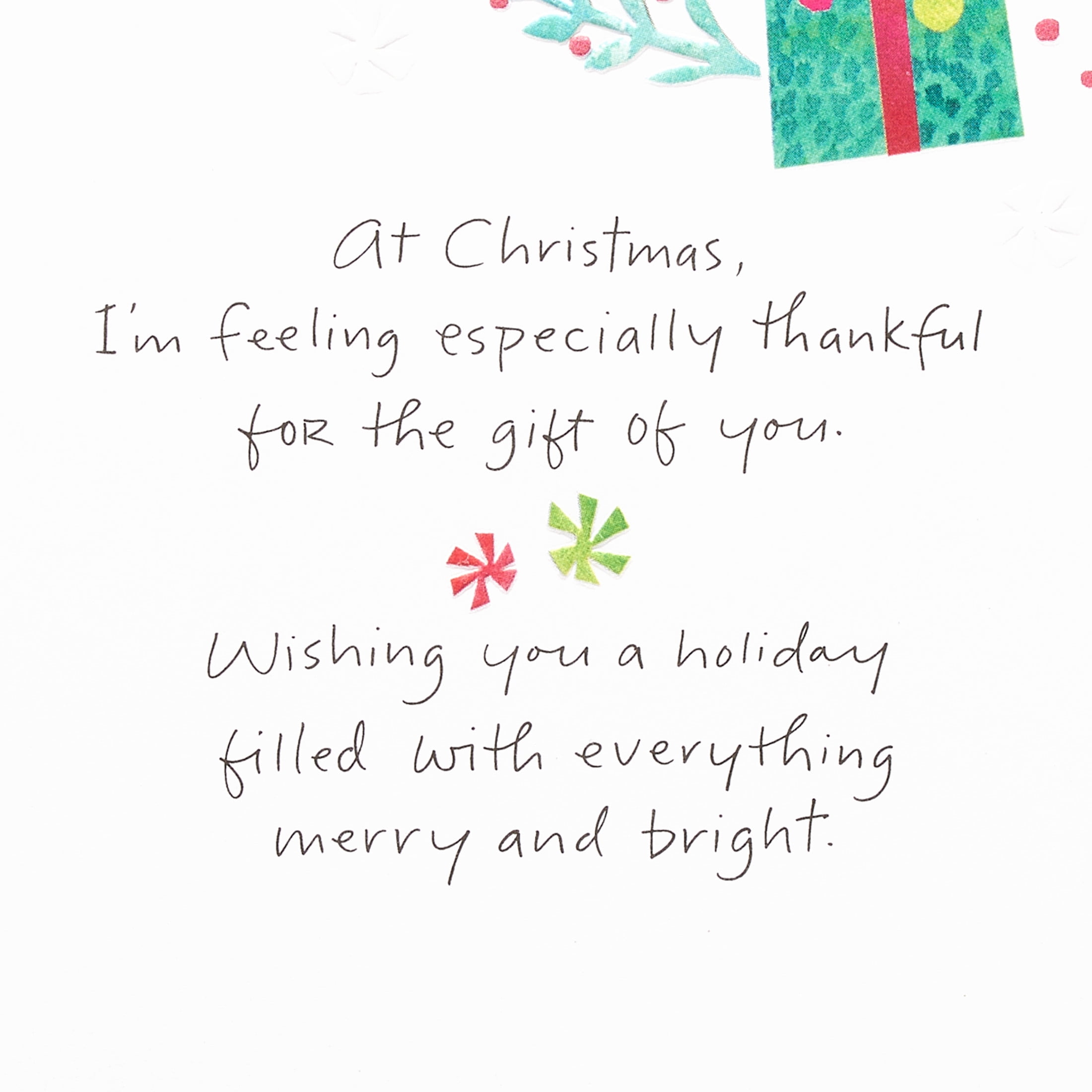 American Greetings Christmas Greeting Card for Anyone, (Gift of You)