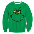 thumbnail image 1 of Suéteres de Navidad feos, jerséis verdes con estampado divertido en 3D, sudadera para fiesta navideña, cumpleaños y Navidad, 2023, 1 of 4