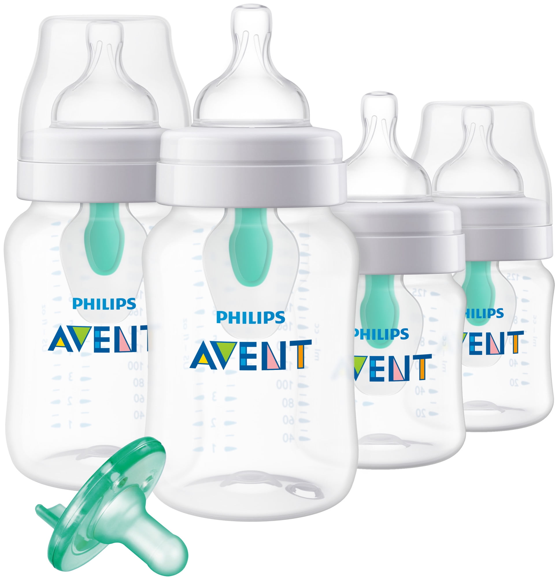 Philips Avent Anti-colic Baby Bottle with AirFree Vent Baby Gift Set Exclusively At Walmart, SCD390/01