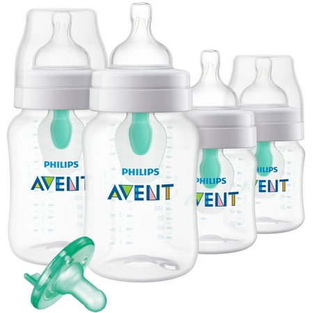 Philips Avent Anti-colic Baby Bottle with AirFree Vent Baby Gift Set Exclusively At Walmart, SCD390/01