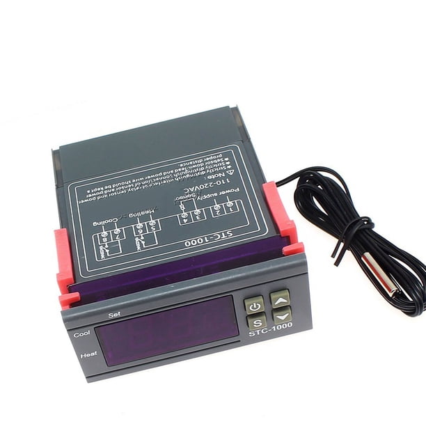 Termostato de microcomputadora Regulador de temperatura de microcomputadora Termostato con pantalla digital Controlador de temperatura del acuario Interruptor del controlador de ANGGREK Otros