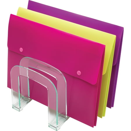 - Lorell, LLR80658, Acrylic Large File Sorter, 1 Each, Clear,Green