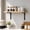 E, variant on Vintage Cast Iron Decorative Shelf Brackets, Ornate Scroll Wall Support Brackets for Wooden Floating Plant Shelves