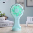 thumbnail image 1 of New Portable Mini Handheld Small Fan Creative Gift Pocket Fan USB Charging With Phone Stand Office Desktop DMH, 1 of 7