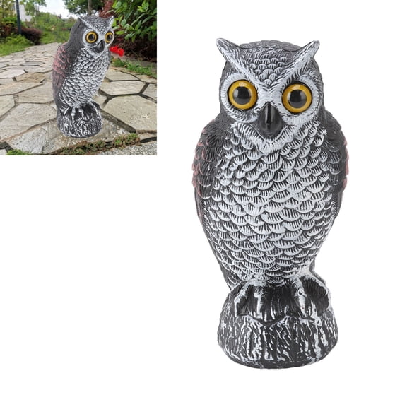 LYUMO Owls to Keep Birds Away,Owl Bird Deterrent Garden Plastic Owls to Keep Birds Away Waterproof Sunscreen Owl to Scare Birds Away Owl for Birds,Owl Bird Deterrent