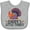 AC-Heather Grey, variant on Inktastic Thanksgiving Daddy Little Turkey Boys or Girls Baby Bib