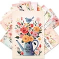 thumbnail image 4 of Mother's Day Cards with Floral Designs 12 Pack 3.93 x 5.90 Inches Assorted Greeting Cards Multicolor, 4 of 5