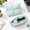 Ice Blue, variant on Butter Yellow Puffy Electronics Organizer Travel Case, Compact Tech Pouch for Cables and Accessories