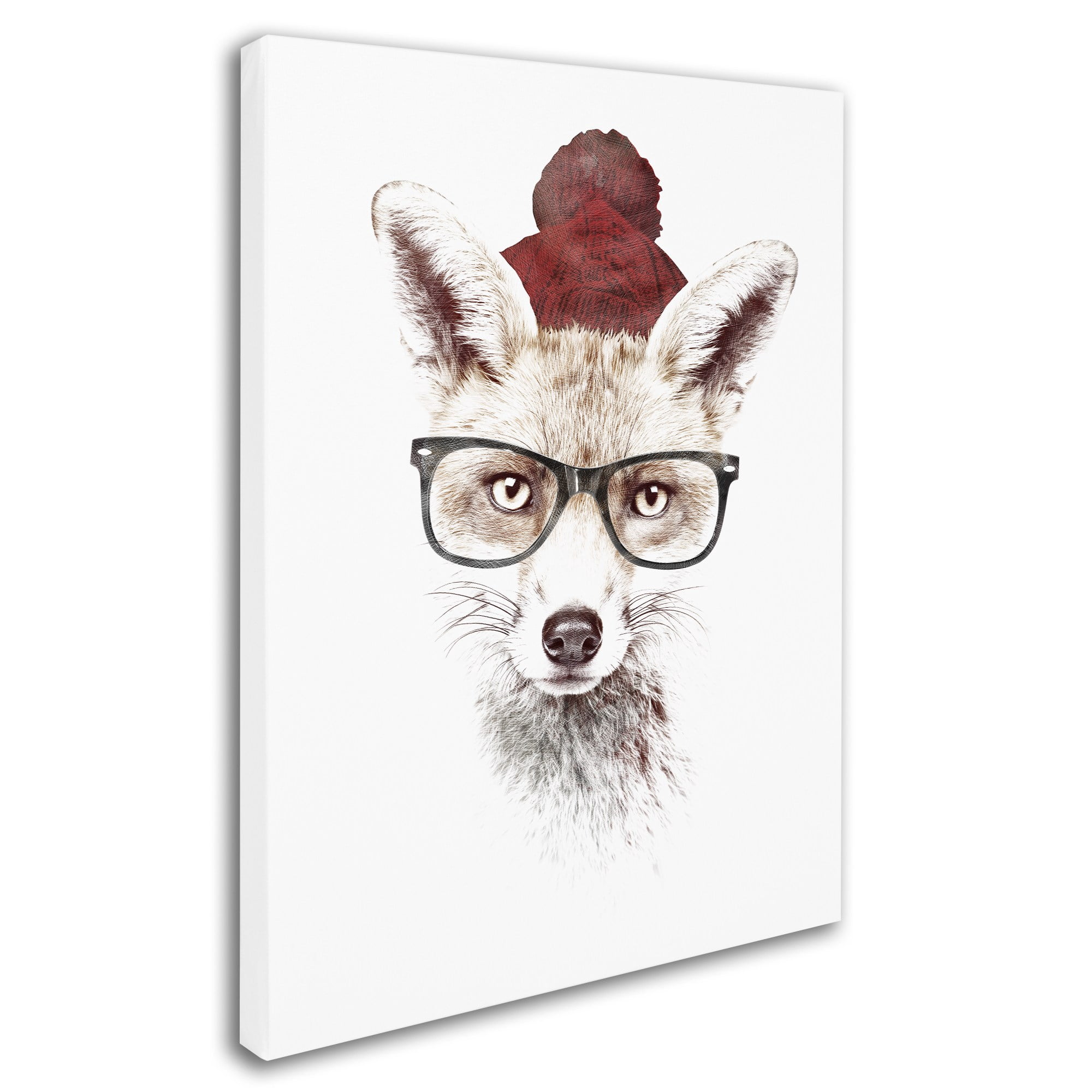Trademark Fine Art 'It's Pretty Cold Outside' Canvas Art by Robert Farkas
