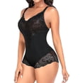 thumbnail image 1 of Shapewear Bodysuit For Women Tummy Control Waist Shaper Bodysuits Lace Body Briefer, 1 of 5