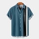 thumbnail image 2 of Playeras Deportivas Para Hombre, Camisa Con Degradado Teñida, Fresca Y Fina, Transpirable, Con Cuello Colgante, 2 of 6