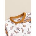 thumbnail image 6 of Suealasg Toddler Boy Clothes 3T Boy Clothes Short Sleeve Beach Element Print T-shirt Top Elastic Waist Shorts Set 2Pcs Infant Baby Summer Outfit, 6 of 7