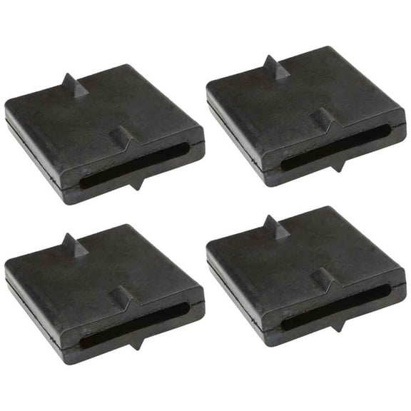 2 Sided Cleat Rubber Blocks for Wheel Nets - 4 Pack