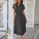 thumbnail image 2 of Vestido de cuello camisero, vestido de lunares, vestido de lunares para mujer, vestido de verano, artesanía superior, 2 of 6