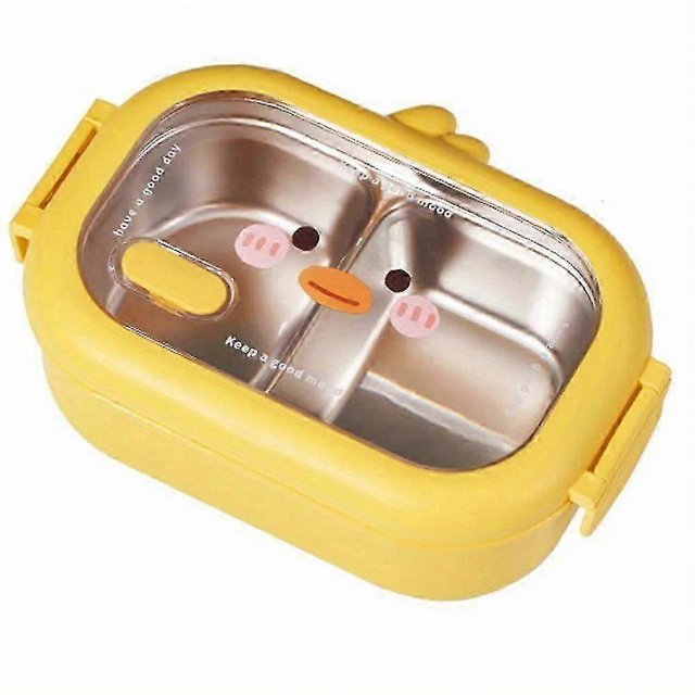 Stainless Steel Bento Box with Secure Lid - Reusable and Leak-Proof Food Storage for Work, School, and Travel