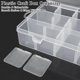 thumbnail image 3 of Organizador de cajas de aparejos paquete de 10 caja organizadora de abalorios plástico 18 rejillas con divisor contenedores almacenamiento abalorios m, 3 of 7
