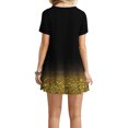 thumbnail image 6 of Lindreshi Summer Dresses for Women Clearance under 10.00 Fashion Women's Dresses Summer Casual Rounk Neck Short Sleeve Printing Dress, 6 of 6
