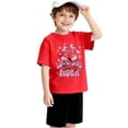 thumbnail image 3 of YunPes Girls Short Sleeve Shirts Kids Crewneck Soft T-Shirts Summer Tees 2‐13 Years Teen Y2k Cherry Printed Shirts Streetwear Dance, 3 of 8