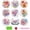 Flower, variant on 8PCS Hummingbird Diamond Painting Coasters Set with Holder, DIY Diamond Art Coaster Kit for Adults, Wooden 4x4 Inch Sparkling Craft Kit for Home Decor & Gift