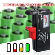 Battery Tester Universal Volt Checker AAA, AA, C, D, 9V& Button Perfect H6O0