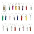 thumbnail image 4 of yingyy Hexagon Column Charm Exquisite Gifts Hanging Pendants Crystal Necklace Bracelet Earring Keychains Decorations Yellow 1Set, 4 of 6