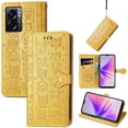 thumbnail image 2 of Funda Cartera FOXDOCK para OPPO A77 , Flip PU con Relieve de Gatos y Perros, Tarjetero y Soporte, 2 of 6