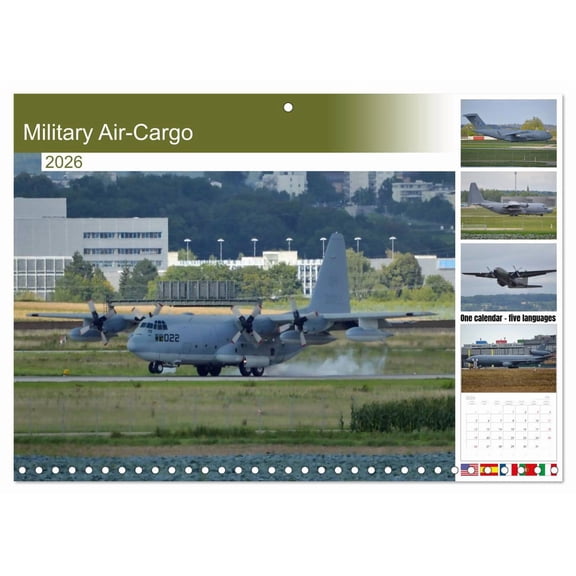 Military Air-Cargo (Monthly Wall Calendar 2026 11.7 x 16.5 (open)), CALVENDO 14 Month Calendar
