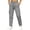 Gray, variant on KIHOUT Womens Multi Pocket Cargo Pants High Waisted Straight Leg Solid Color Casual Hiking Pants with Flap Pockets Outdoor Trouser Slim Fit
