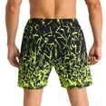 thumbnail image 5 of APTRO Mens Swim Trunks With 2 in 1 Compression Liner 5.5"Board Shorts Quick Dry Swimming Bathing Suit Summer Beach Shorts Yellow MK319 3XL, 5 of 5