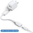 thumbnail image 4 of Tipo C A Tipo A Cables De Cargador Cables Adaptadores 3 Uds 30Cm Kearding EL015898-00, 4 of 5