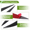thumbnail image 4 of Cubierta de cejas de faros delanteros izquierda y derecha, adhesivo decorativo exterior para BMW F32 2012-2017, color plástico de fibra de carbono, 4 of 6
