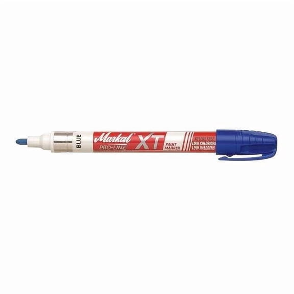 Markal Paint Marker, Medium Tip, Blue Color Family, Paint 97254