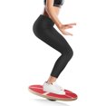 thumbnail image 6 of Philosophy Gym Wobble Balance Board, Round Wooden Core Trainer for Adults - Red, 6 of 7